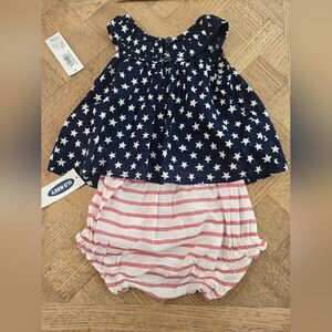 Old Navy Navy Star Baby Dress